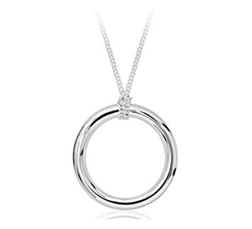 Momma's Jewels Sterling Silver Teething Necklace, 1 Ring