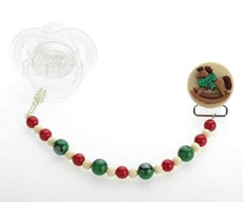 Crystal Dream Elegant Festive Red and Green Christmas Beads Handmade Rocking Horse Keepsake...