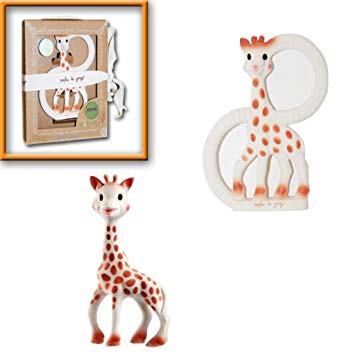 Vulli Sophie The Giraffe Teether Toy Set - (Includes The Original Sophie + New Sophie The Giraffe Vanilla...