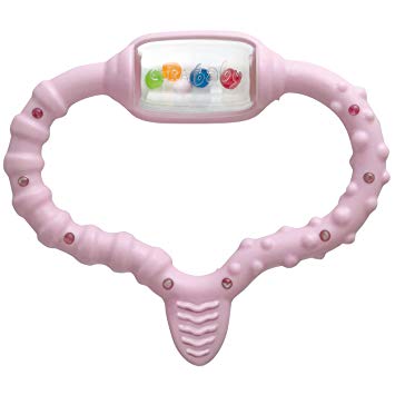 CURAPROX CURAbaby Teething Ring in pink by Curaprox