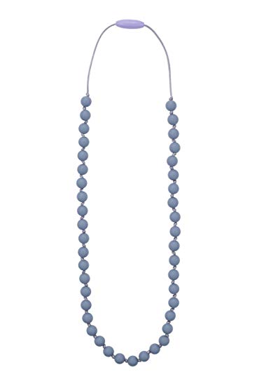 anjie + ash Upper East Side Silicone Teething Necklace in Stone