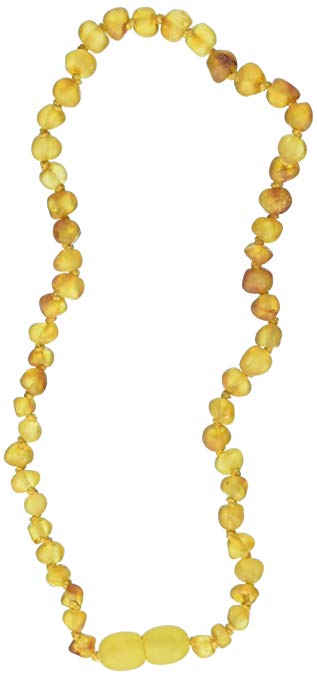 100% RELIEF for Your Teething Baby NATURALLY with 100% Baltic Amber! Raw Lemon (5 Months to 5 years)