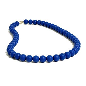 Chewbeads Silicone Rubber Necklace in Cobalt (Blue)