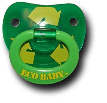 Billy Bob Eco Baby Pacifier - Recycle Green Toddler Child