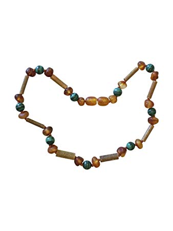 Baltic Amber and Hazelwood Necklace. Colic, Reflux and Teething. Individually knotted. For babies and...