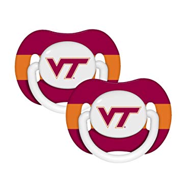 NCAA Virginia Tech Hokies 2 Pack Pacifier
