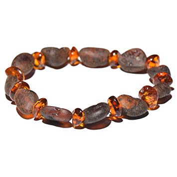 Genuine Raw Baltic Amber Bracelet for Adult - Choose your colors and choose your size! - 3 sizes and 10...
