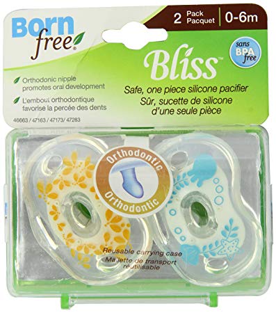 BPA-Free Bliss Orthodontic Pacifier, Neutral, 0-6M