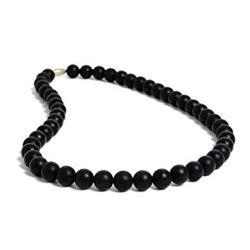 Chewbeads Silicone Rubber Necklace in Black